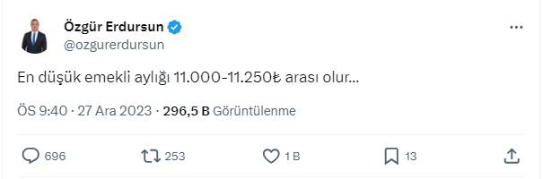 En düşük emekli maaşının ne kadar olacağı kuruşu kuruşuna hesaplandı! İşte 2024 yılında yapılacak olan net zam oranı 8